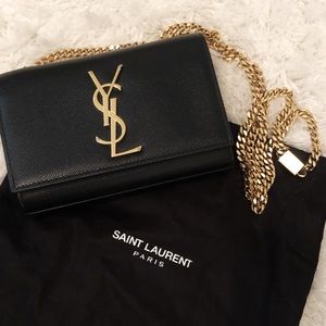 YSL Kate monogram small black bag
